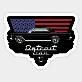 Multi-Color Body Option Apparel Detroit Iron Sticker